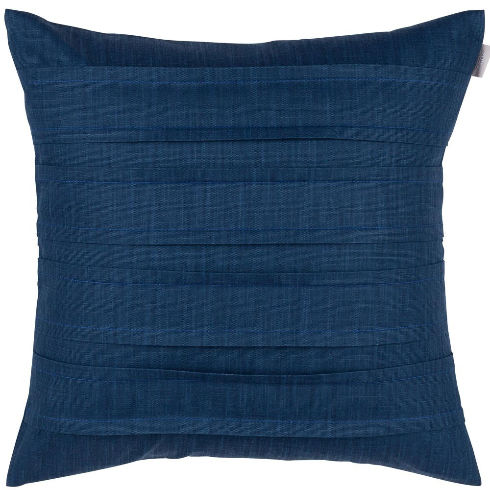 Spira Pleat Cushion Cover - Marine Blue