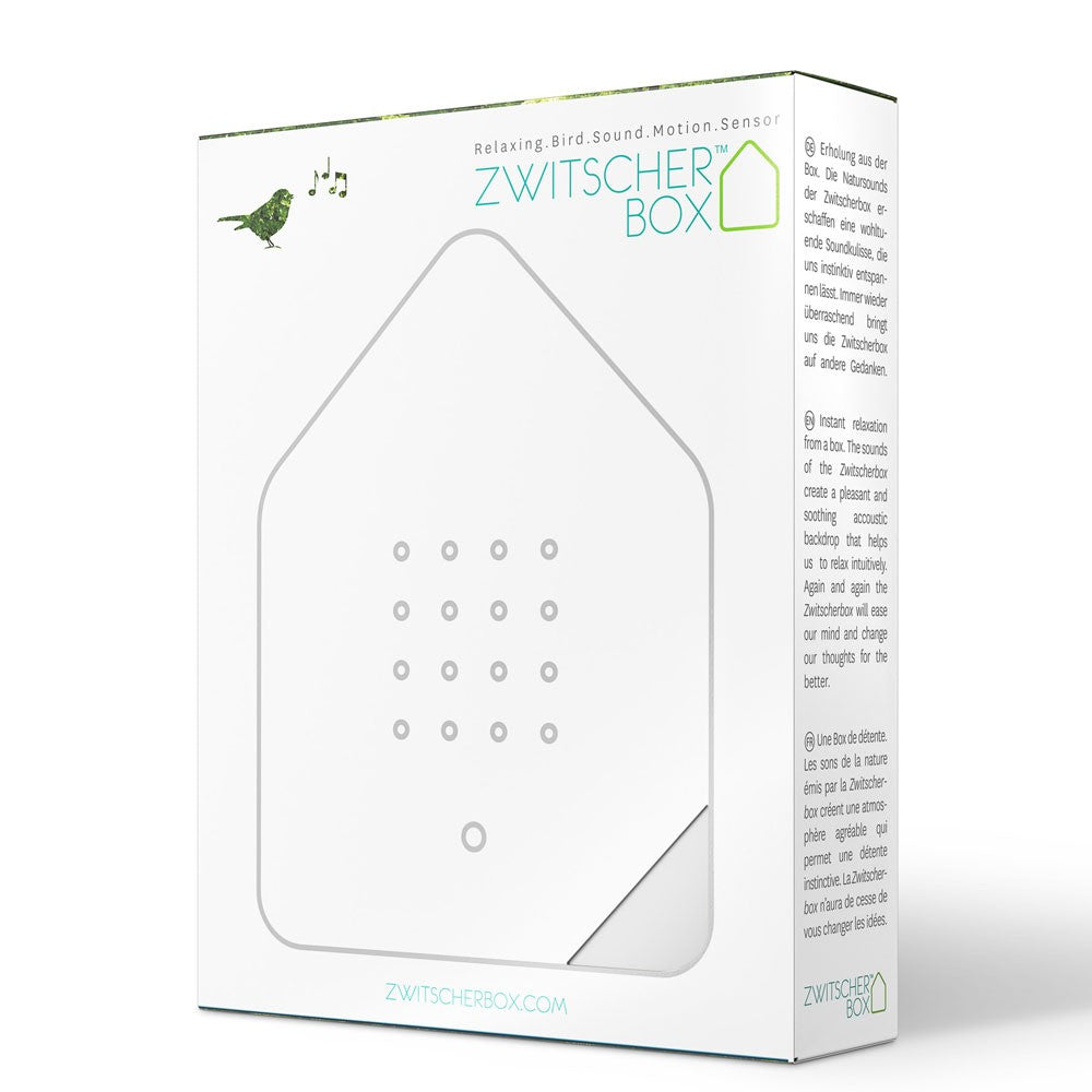 Zwitscherbox Birdsong Motion Sensor - White