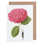 Laura Stoddart Pink Hydrangea Greeting Card 