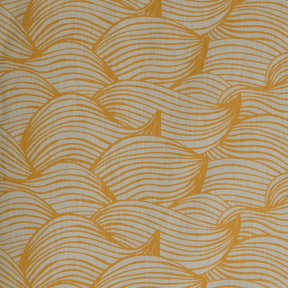 Scandinavian Fabric - Spira Wave Honey fabric