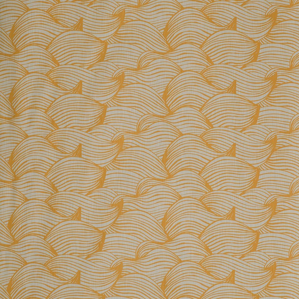 Scandinavian Fabric - Spira Wave Honey fabric