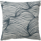 Spira of Sweden Wave Cushion Cover - Blue