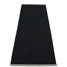 Pappelina Mono Black Runner - 70 x 200 cm