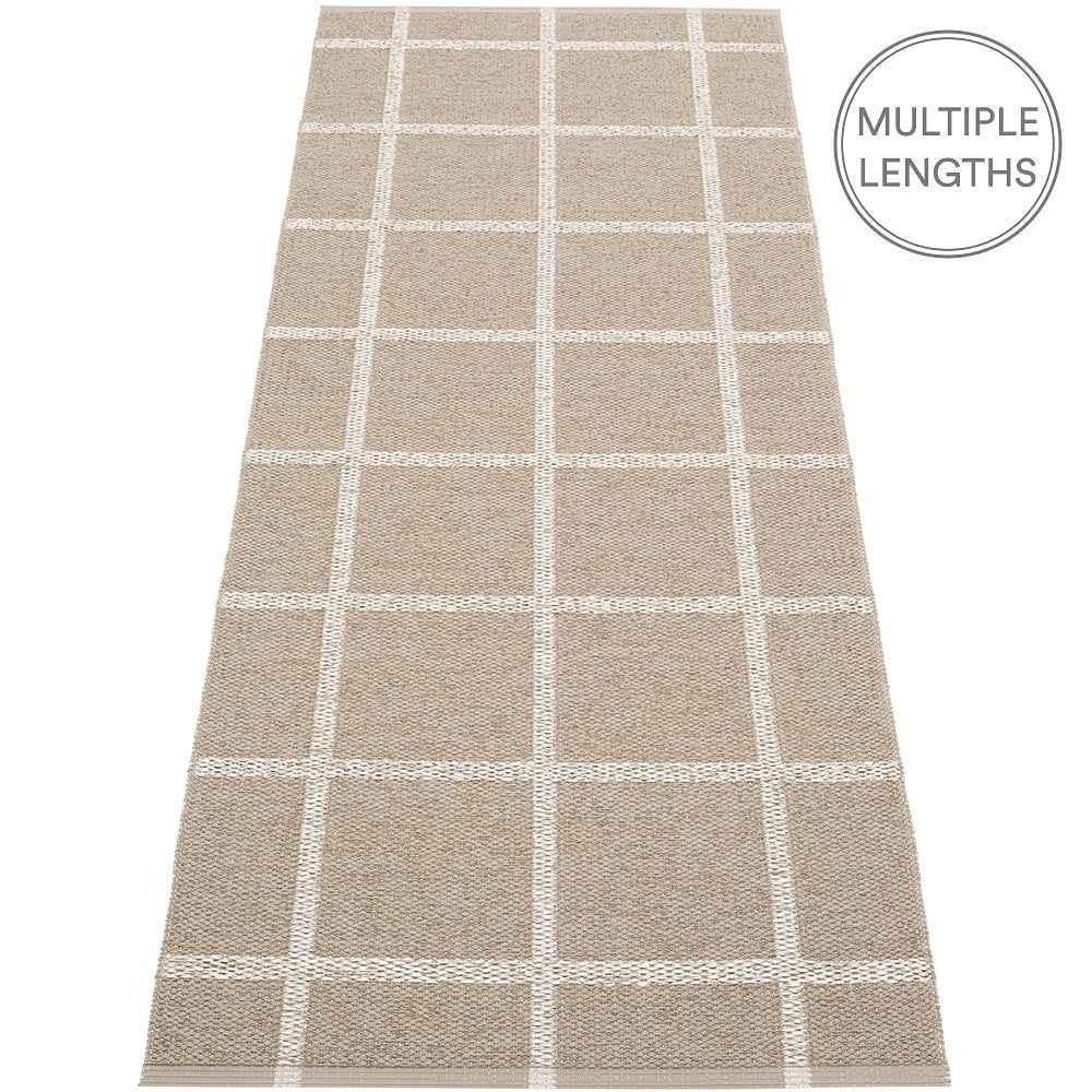 Pappelina Dark Linen Ada Runner - 70 x 225 cm