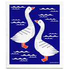 Jangneus Cellulose Dishcloth - Blue Geese