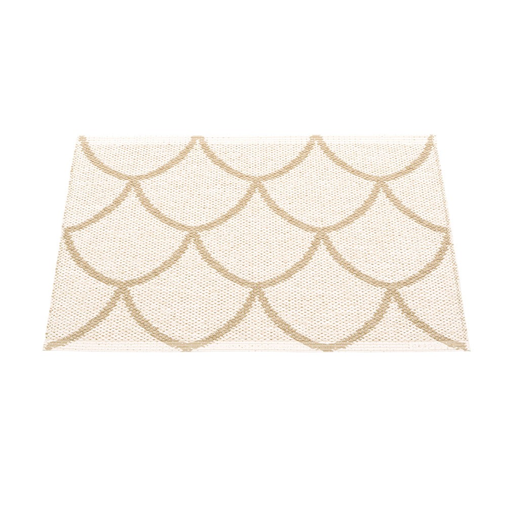 Pappelina Kotte Small Mat Reverse 70 x 50 cm - Sand : Vanilla