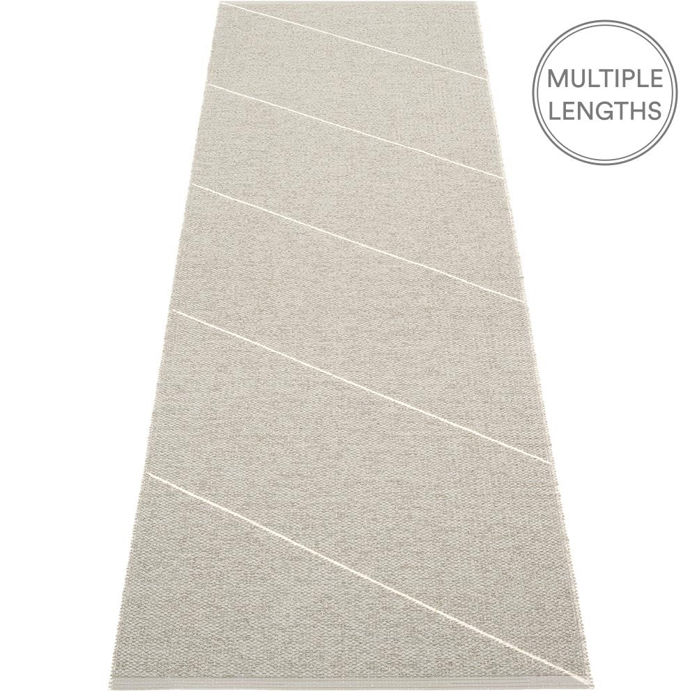 Pappelina Warm Grey : Vanilla Randy Runner - 70 x 225 cm