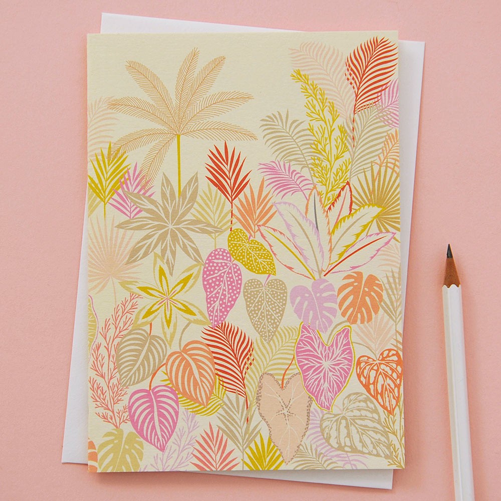 Elvira Van Vredenburgh 'Tropical Botanics'' Greeting Card