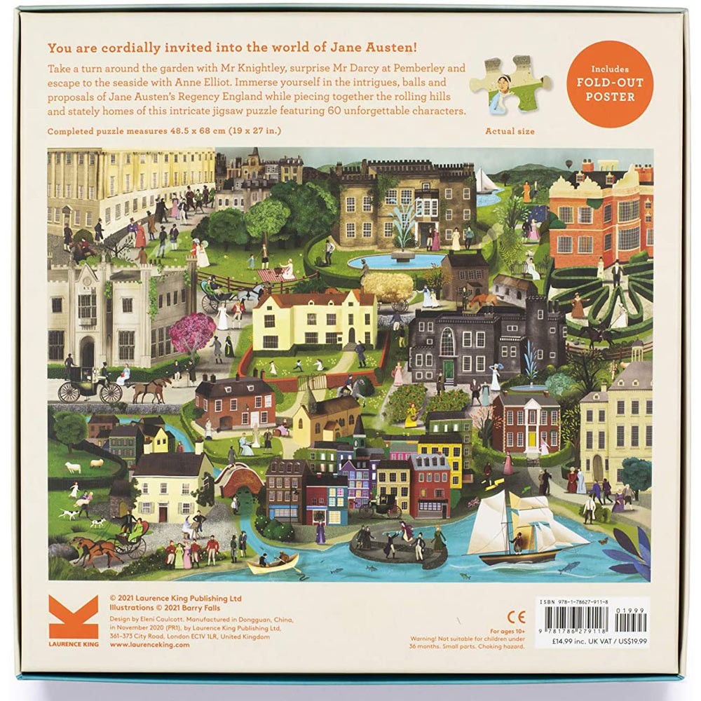 The World of Jane Austen 1000 Piece Jigsaw