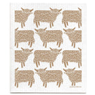 Jangneus Cellulose Dishcloth - Sand Highland Cow