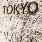 Brandthout Tokyo Wooden Wall Citymap