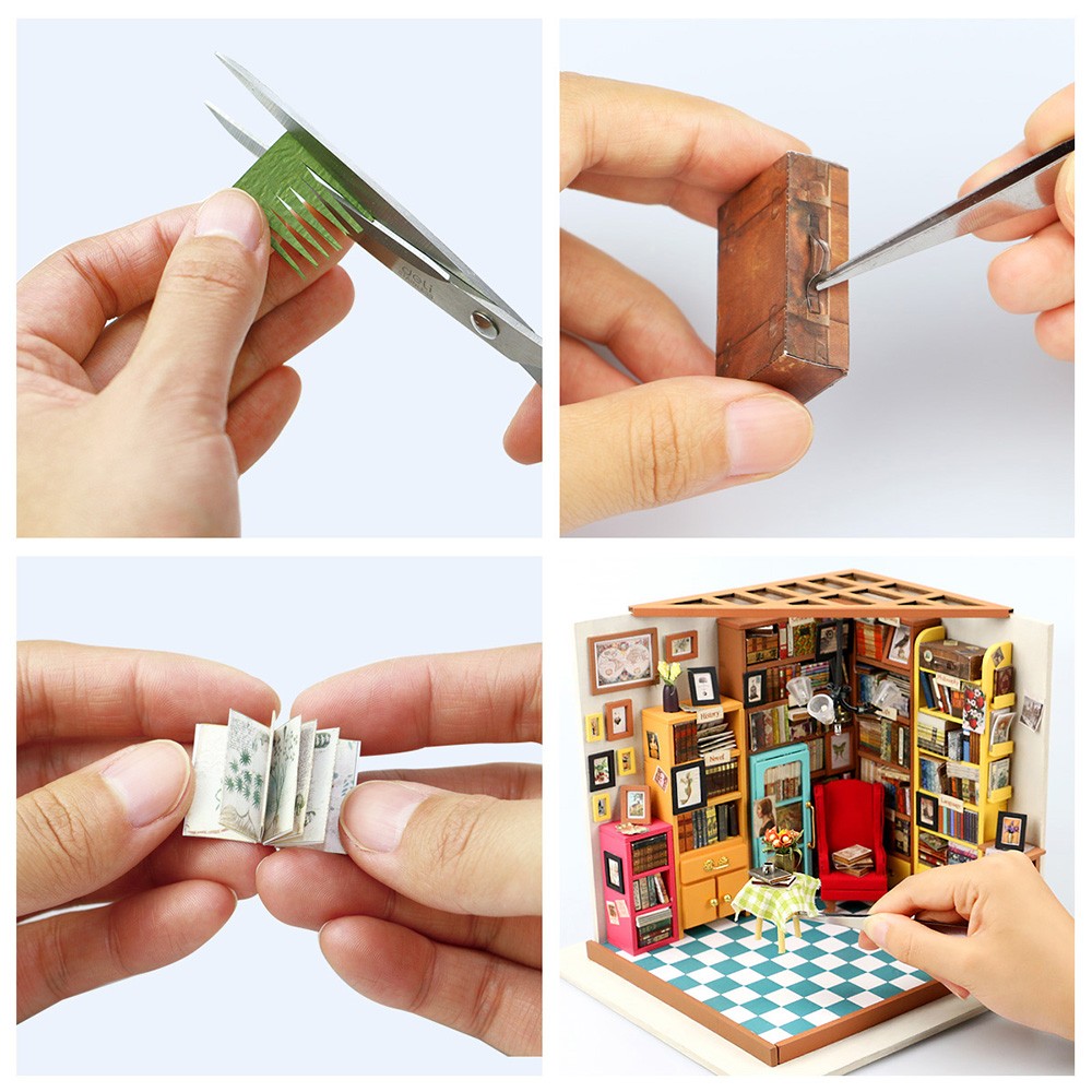 Sam's Study DIY Miniature Kit by Rolife