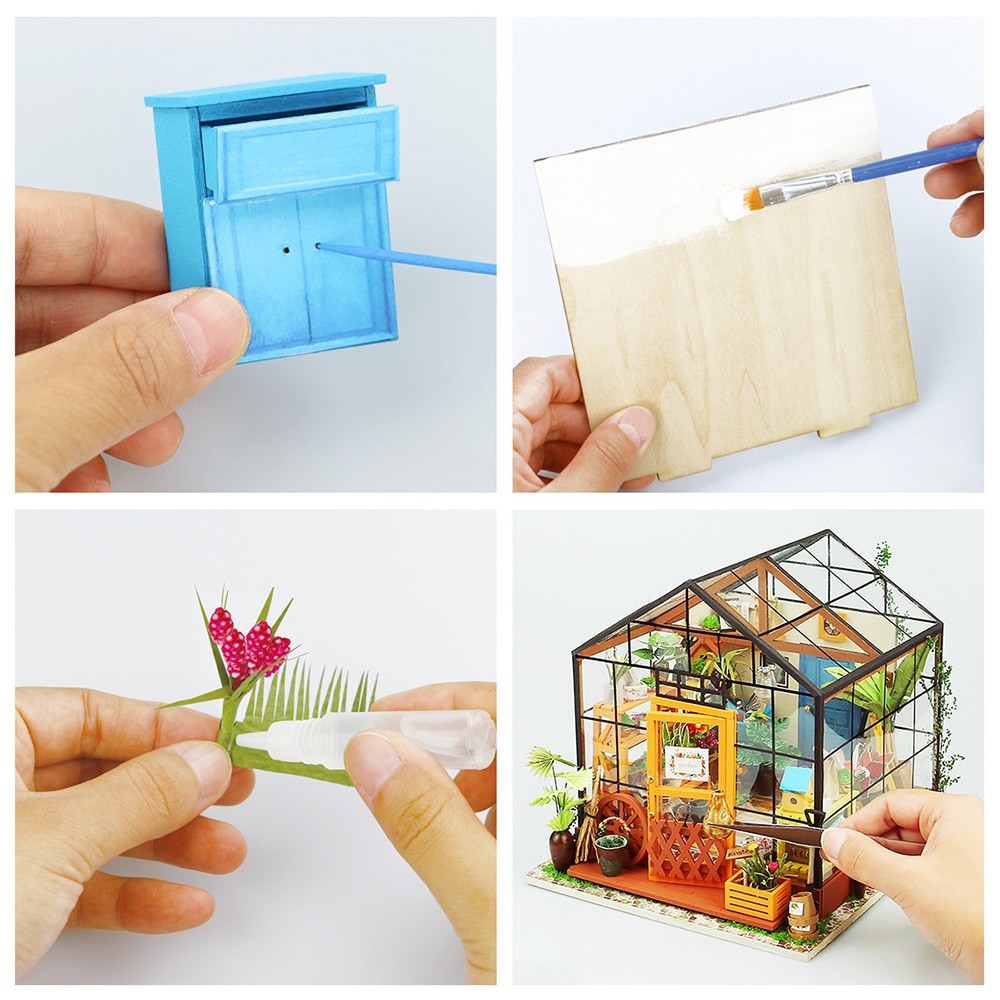 Cathy s Flower House DIY Miniature Kit