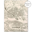 Brandthout Stockholm Wooden Wall Citymap