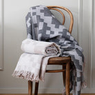 Lapuan Kankurit Grey, Charcoal & Beige Huvila Blanket