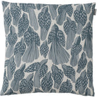 Spira of Sweden Birds Cushion Cover - Dusty Blue