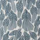 Spira of Sweden Birds Fabric - Dusty Blue