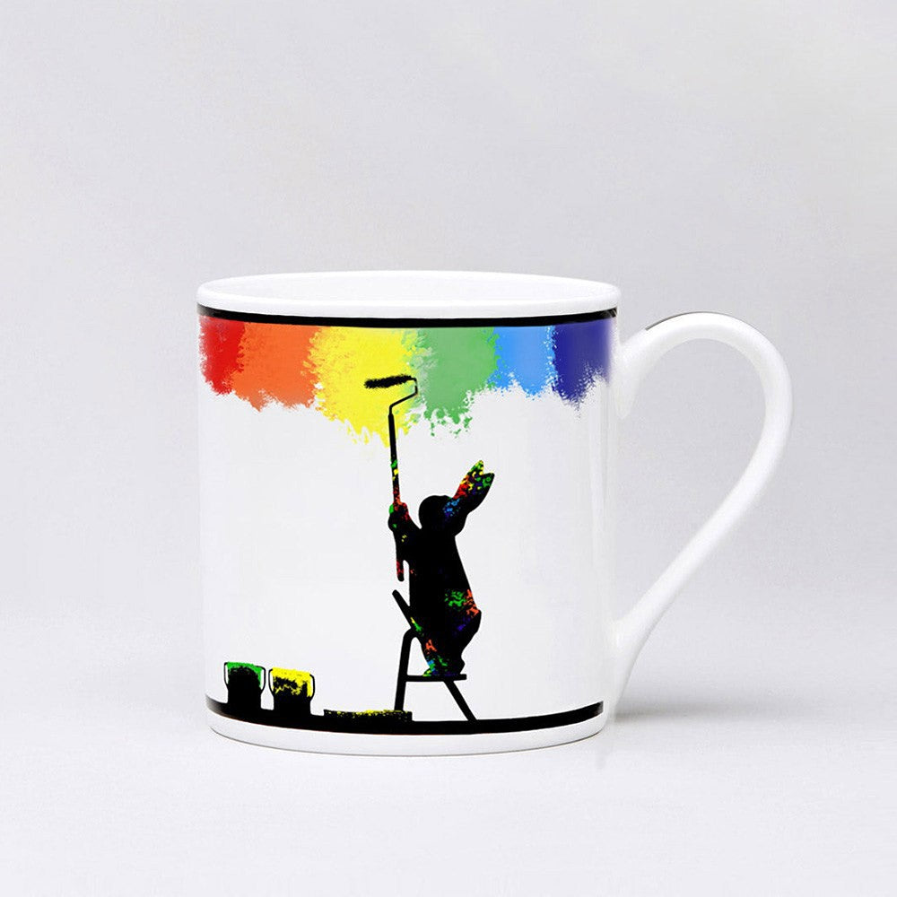 Ham Rainbow Rabbit Mug