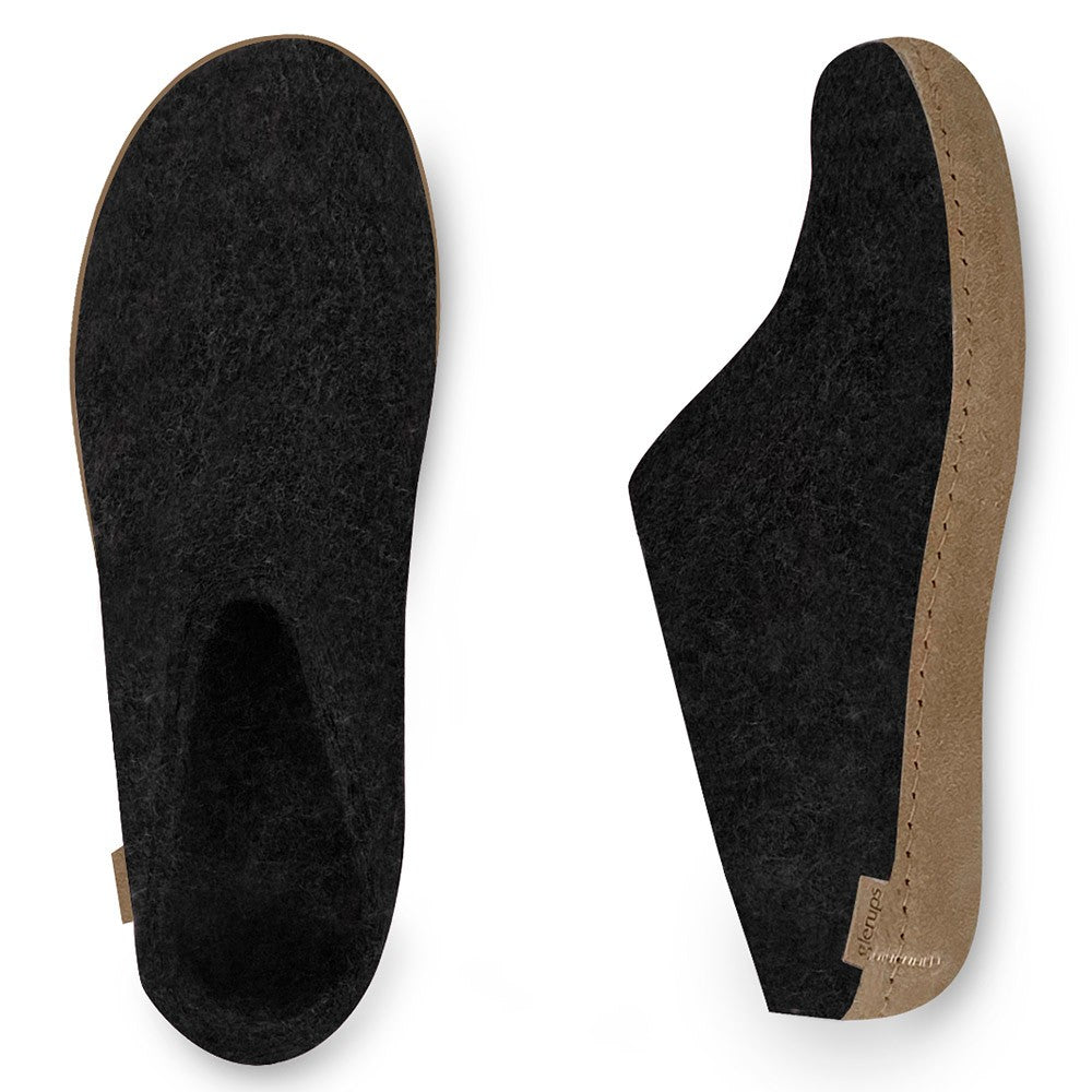 Glerups Felt Mule - Charcoal