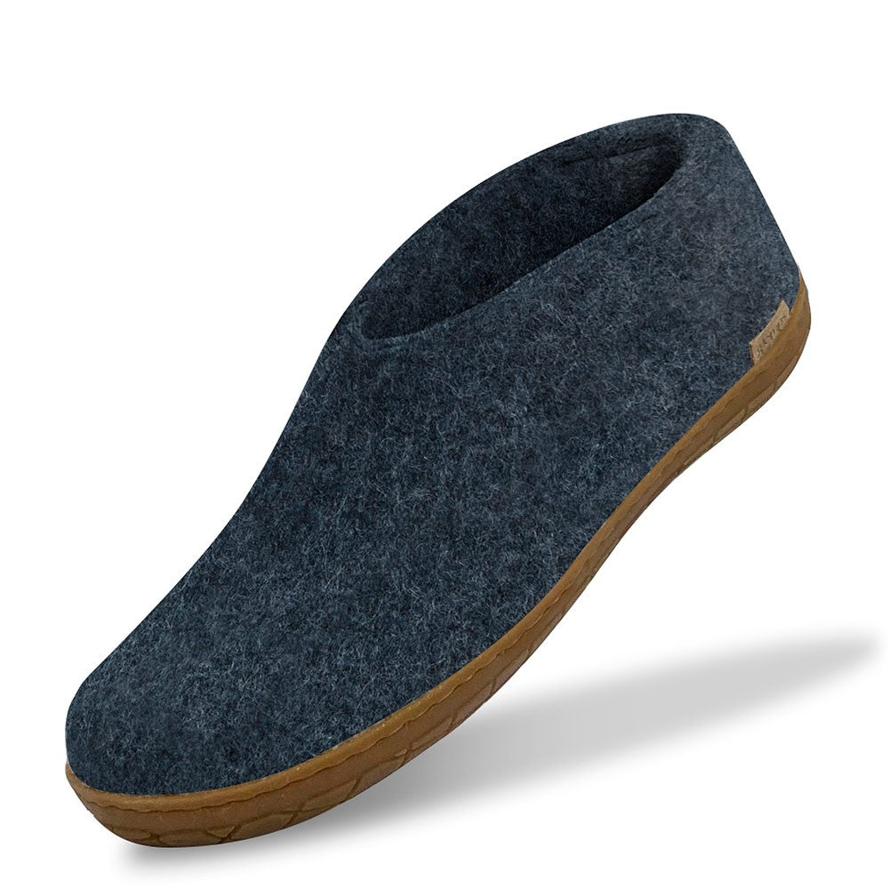 Glerups Felt Rubber Sole Shoe - Denim