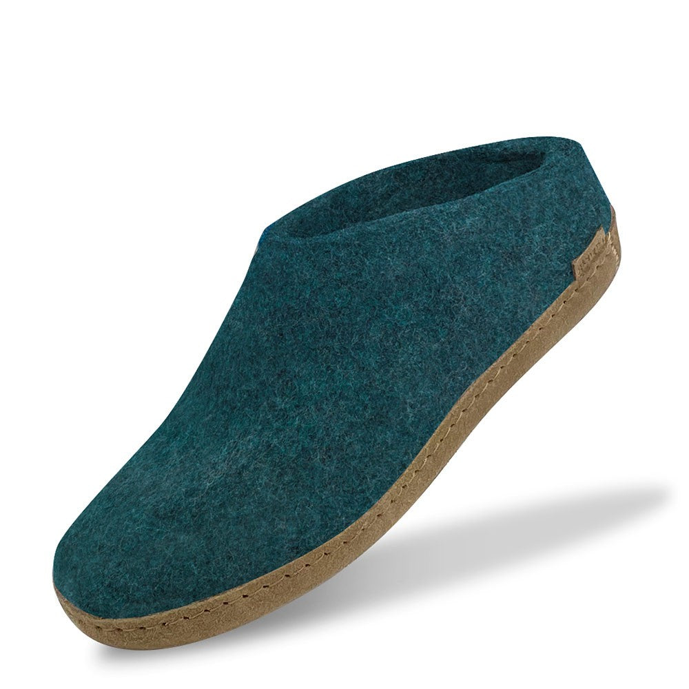 Glerups Felt Mule - Petrol