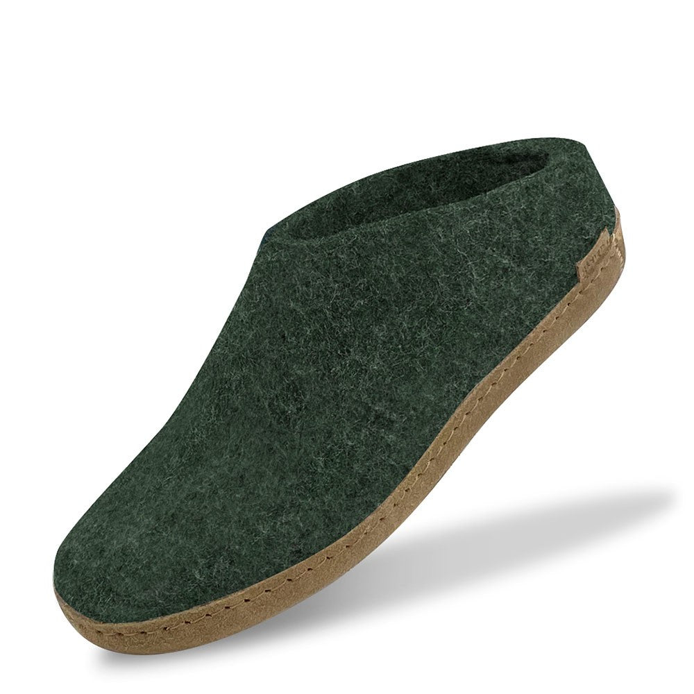 Glerups Felt Mule - Forest