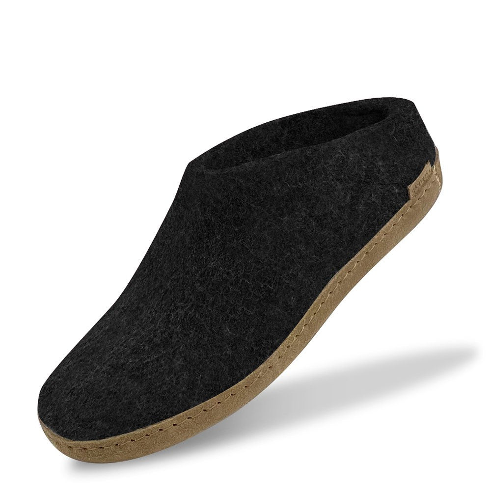 Glerups Felt Mule - Charcoal