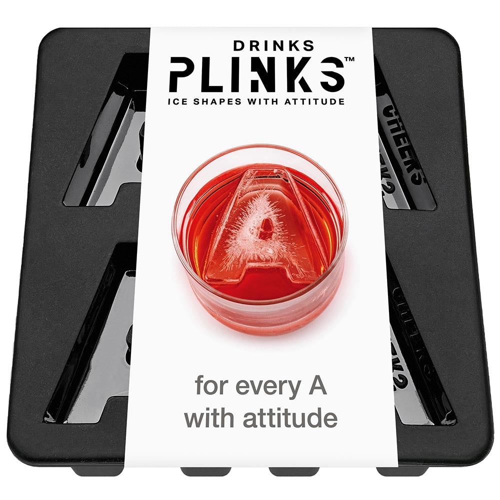 DrinksPlinks Letter A Ice Cube Tray