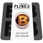 DrinksPlinks Letter B Ice Cube Tray