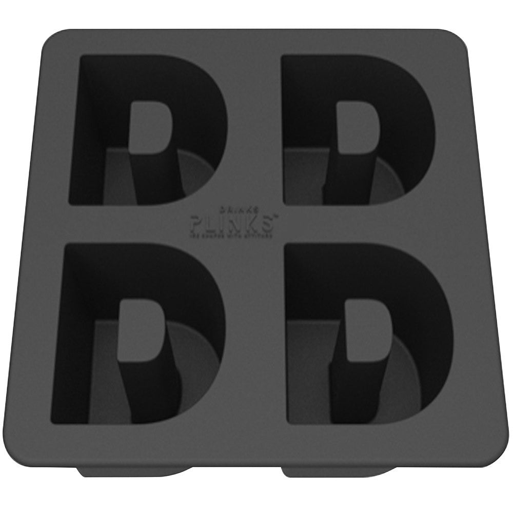 DrinksPlinks Letter D Ice Cube Tray