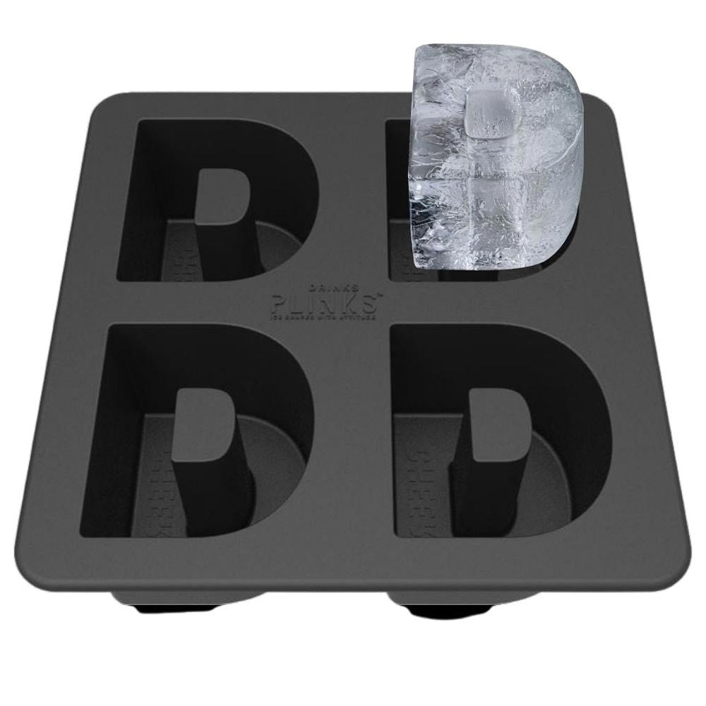 DrinksPlinks Letter D Ice Cube Tray