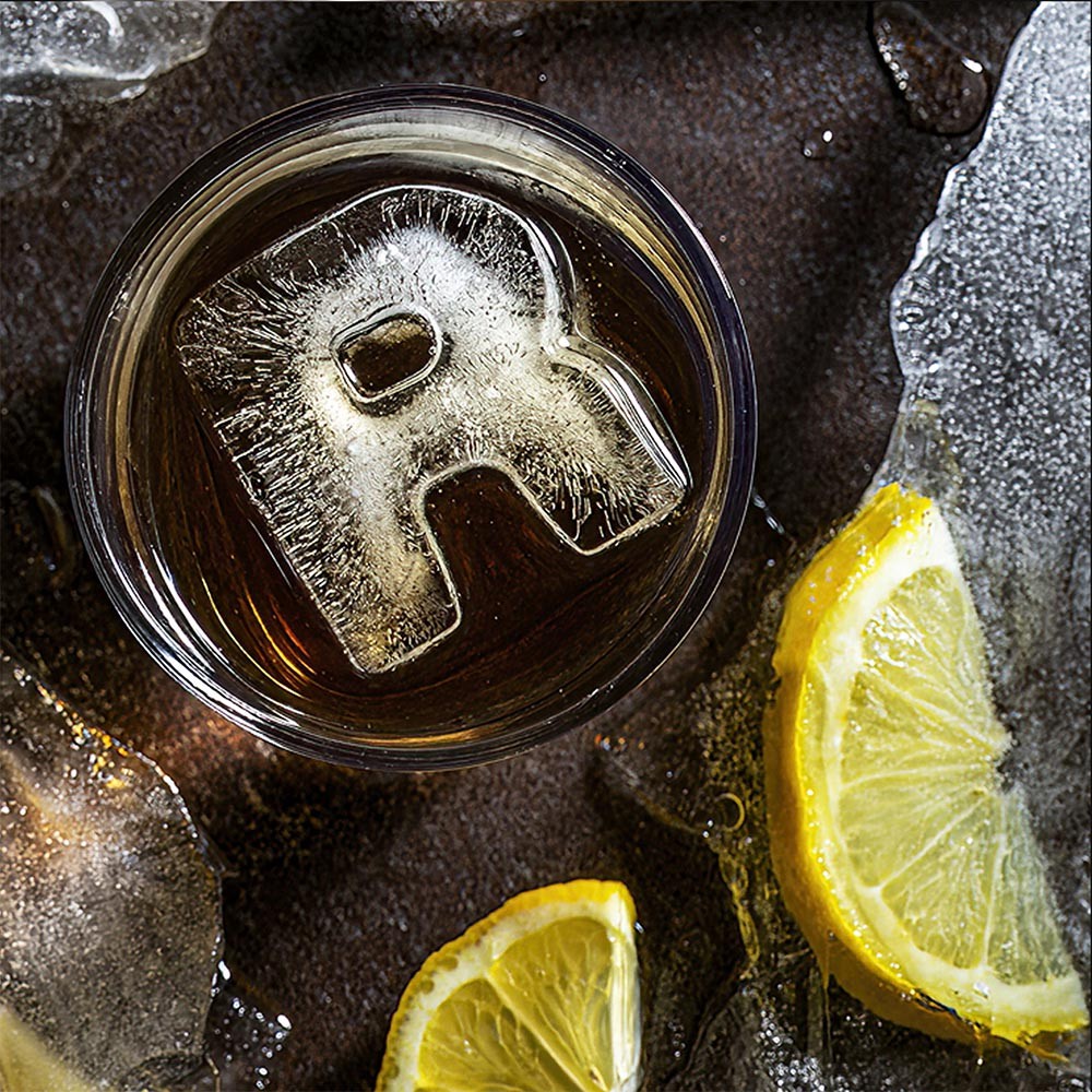 DrinksPlinks Letter R Ice Cube Tray