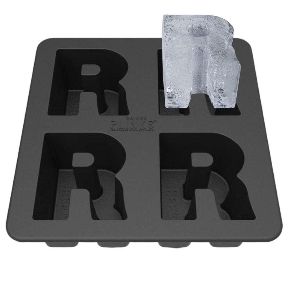 DrinksPlinks Letter R Ice Cube Tray