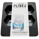 DrinksPlinks Statement Hexagon Ice Cube Tray