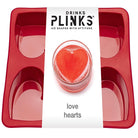 DrinksPlinks Love Hearts Ice Cube Tray