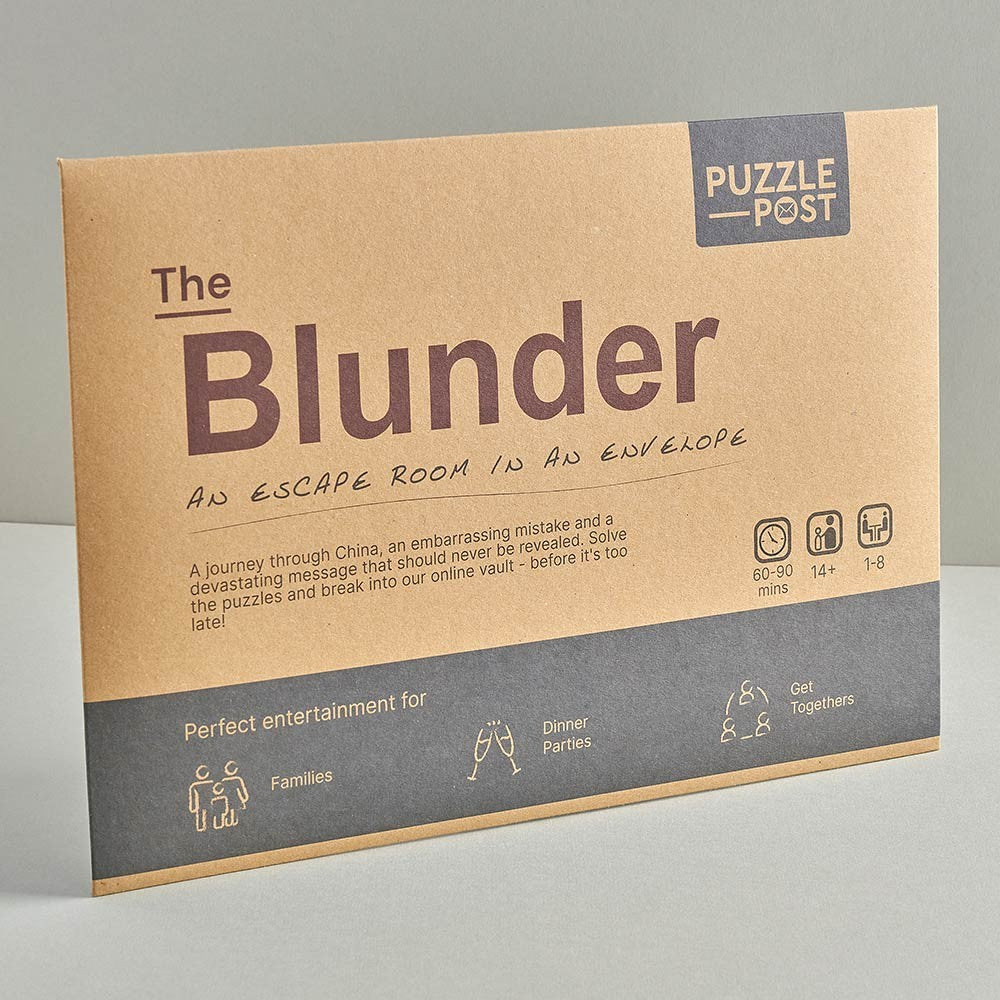 Puzzle Post Escape Room in an Envelope - The Blunder