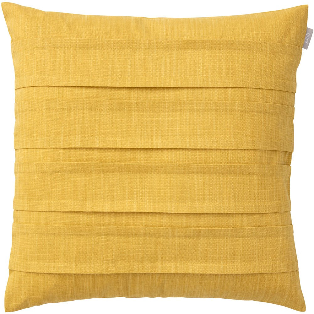 Spira Pleat Yellow Cushion Cover