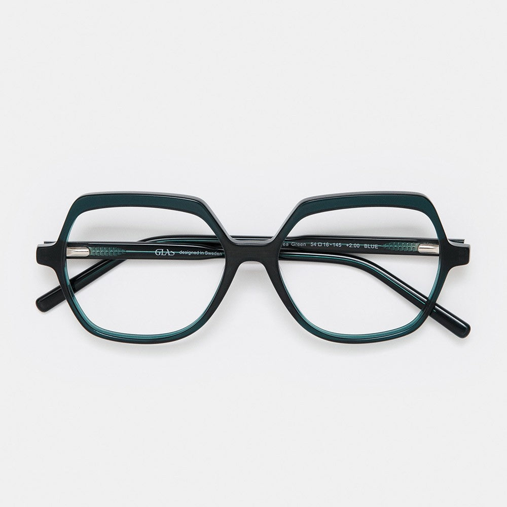 Glas Andrea Reading Glasses - Deep Green