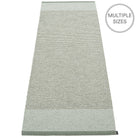 Pappelina Edit Runner - Army : Sage : Stone Metallic - 70 x 200 cm