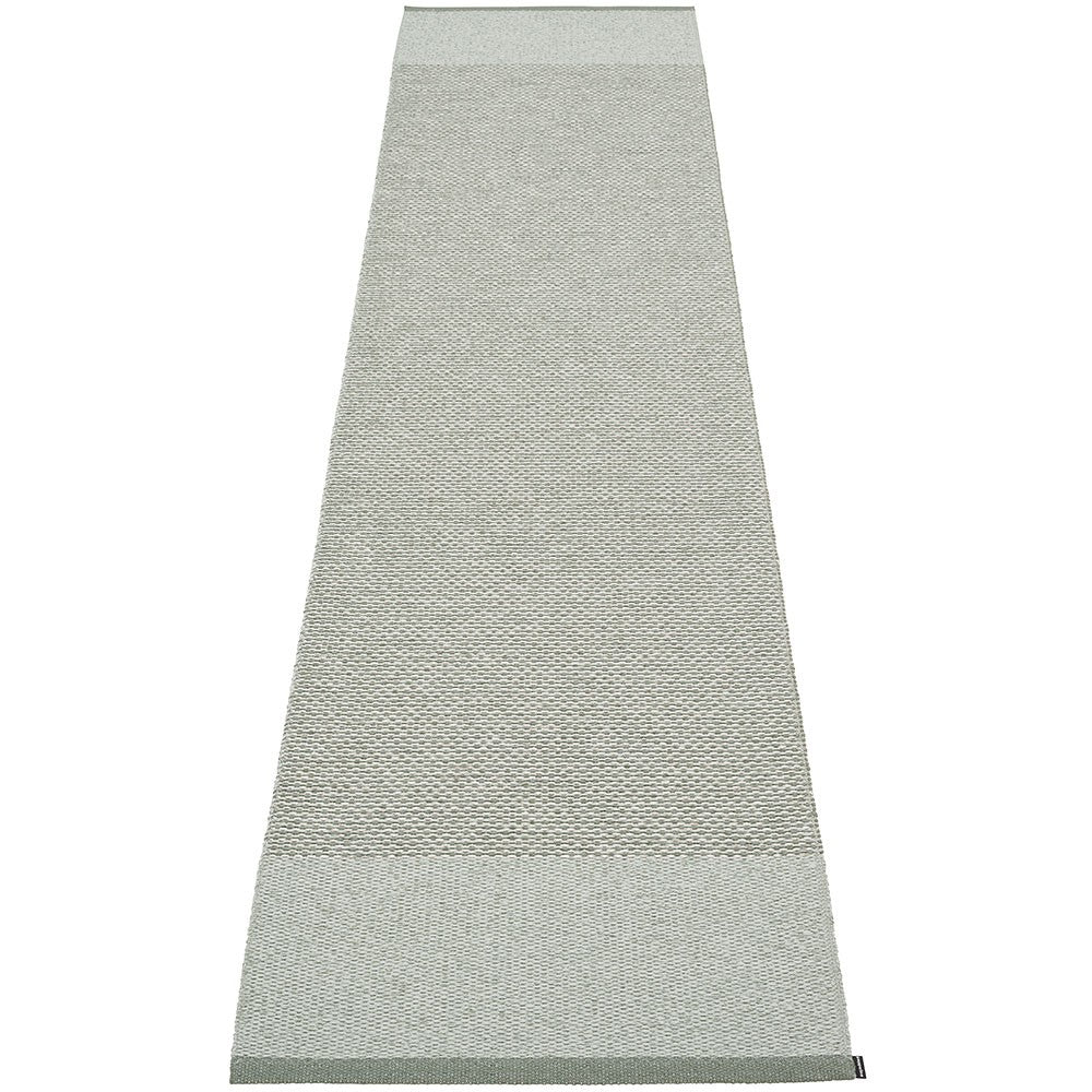 Pappelina Edit Runner - Army : Sage : Stone Metallic - 70 x 300 cm