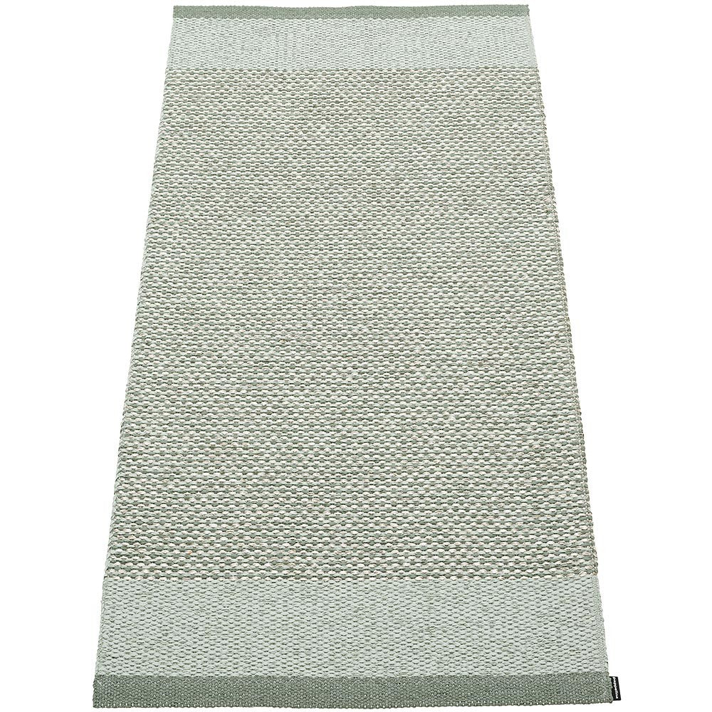 Pappelina Edit Runner - Army : Sage : Stone Metallic - 85 x 160 cm