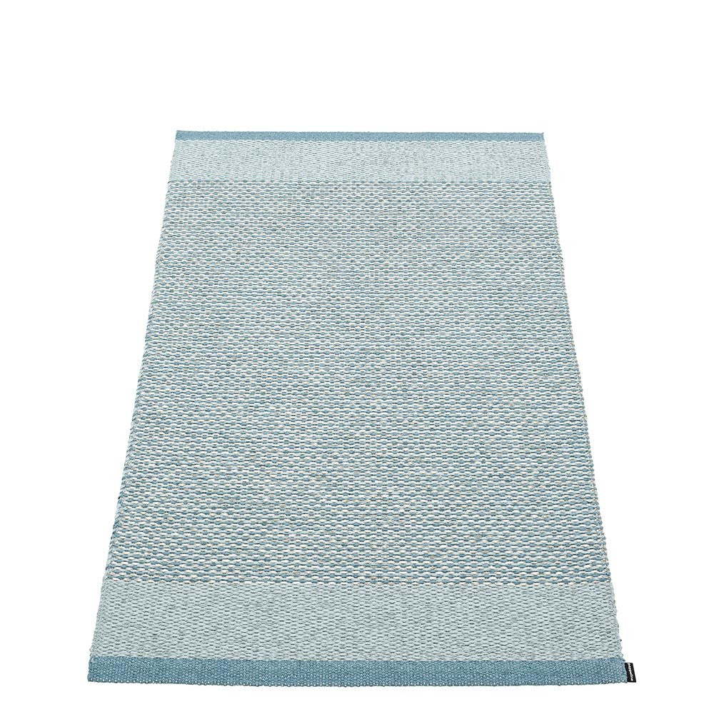 Pappelina Edit Runner - Dove Blue : Blue Fog : Stone Metallic - 70 x 120 cm