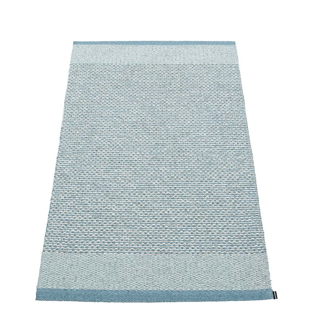 Pappelina Edit Runner - Dove Blue : Blue Fog : Stone Metallic - 85 x 160 cm