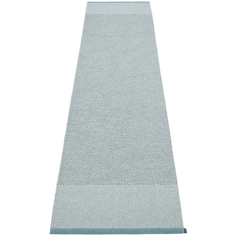 Pappelina Edit Runner - Dove Blue : Blue Fog : Stone Metallic - 70 x 300 cm