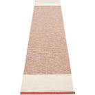 Pappelina Edit Runner - Brick : Vanilla : Linen Metallic - 70 x 300 cm