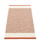 Pappelina Edit Runner - Brick : Vanilla : Linen Metallic - 85 x 160 cm