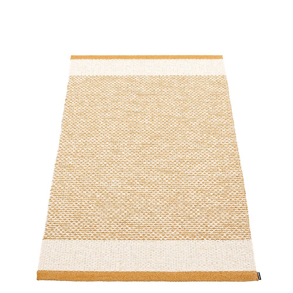 Pappelina Edit Runner - Ochre : Vanilla : Beige Metallic - 70 x 120 cm