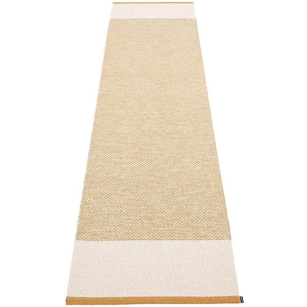 Pappelina Edit Runner - Ochre : Vanilla : Beige Metallic - 70 x 300 cm