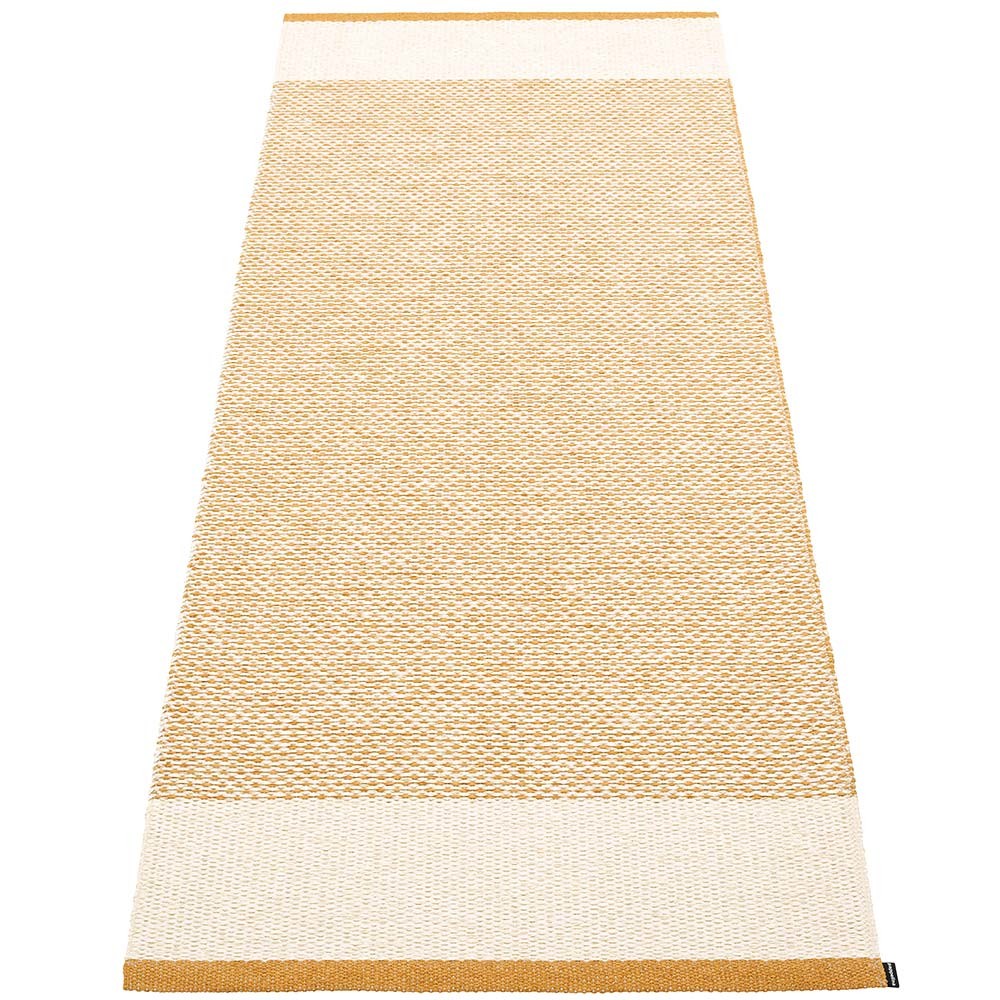 Pappelina Edit Runner - Ochre : Vanilla : Beige Metallic - 85 x 260 cm