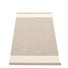 Pappelina Edit Runner - Mud : Vanilla : Linen Metallic - 75 x 120 cm